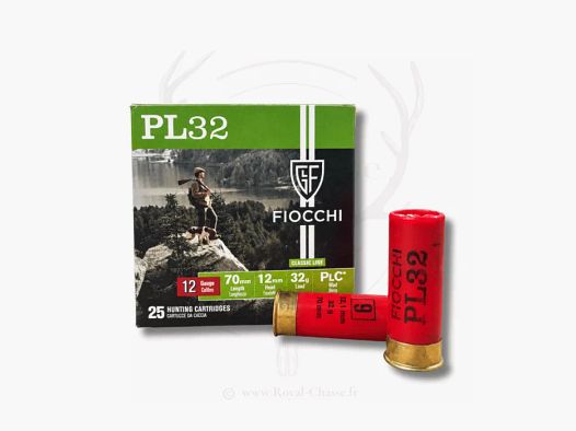 25 cartouches PL32 Cal.12 32G BJ FIOCCHI