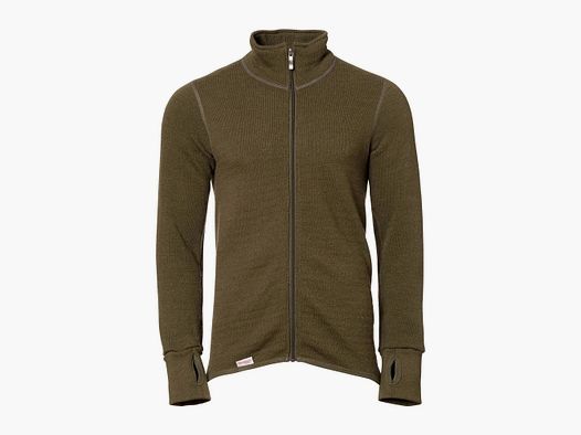 Woolpower Woolpower Jacke Full Zip 600 - Pine Green / S Herren