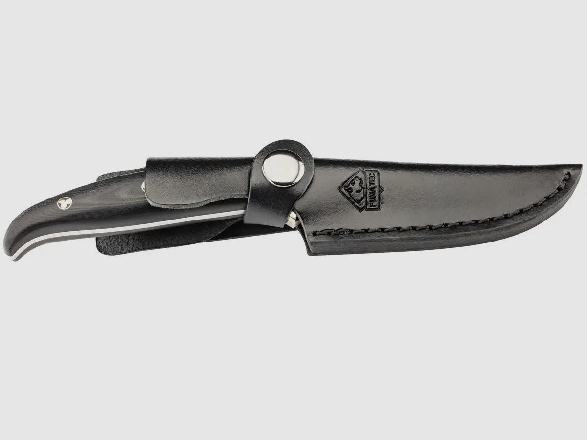 PUMA TEC Gürtelmesser, G10 schwarz mit Mosaikpins