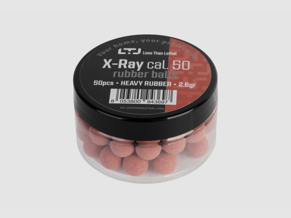 balles en caoutchouc X-RAY de calibre 50 moins que létal