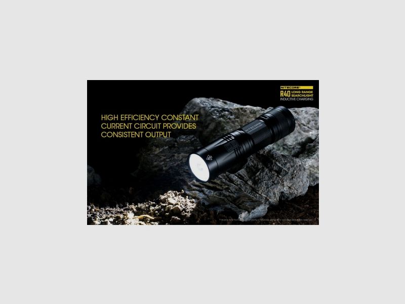 Nitecore R40 flashlight with charging station, 1000 lumens, image 20 of 30
