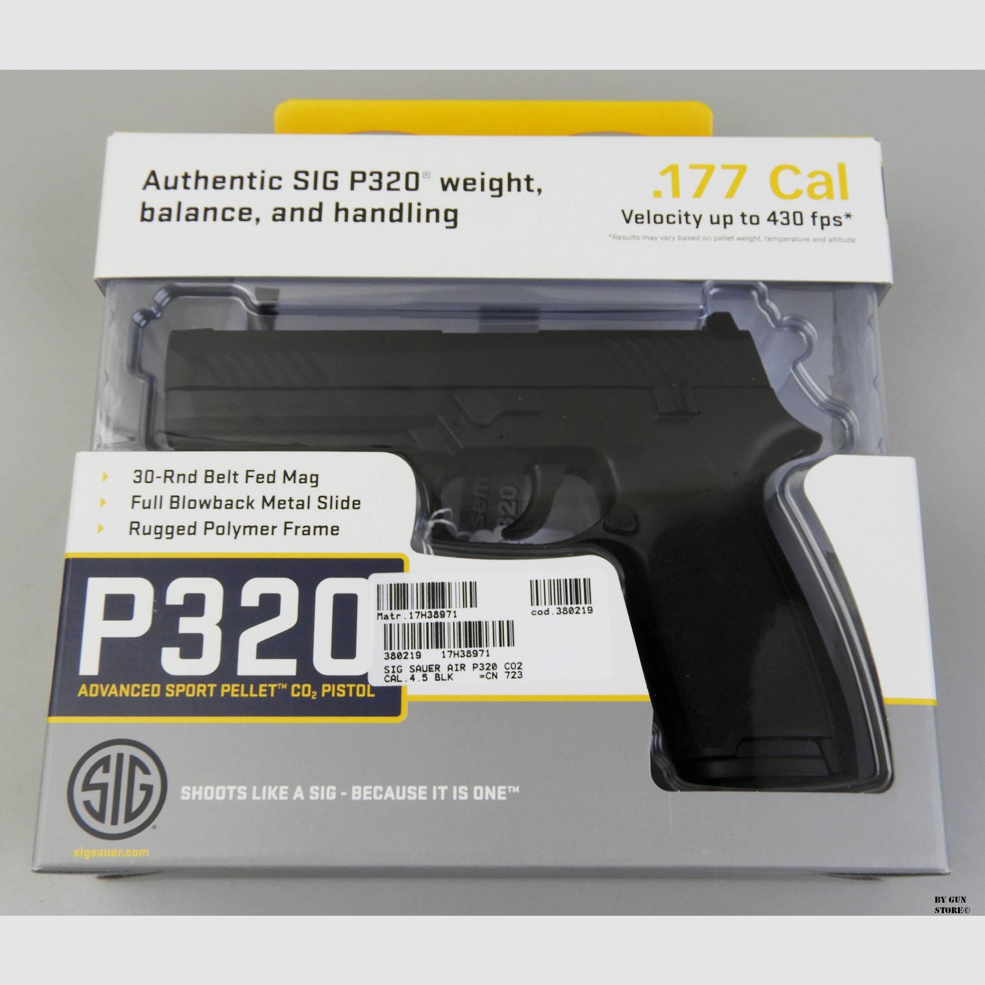 SIG SAUER AIR P320 CO2 PISTOLE CAL.4.5 CYT =CN 723, Bild 5 von 5