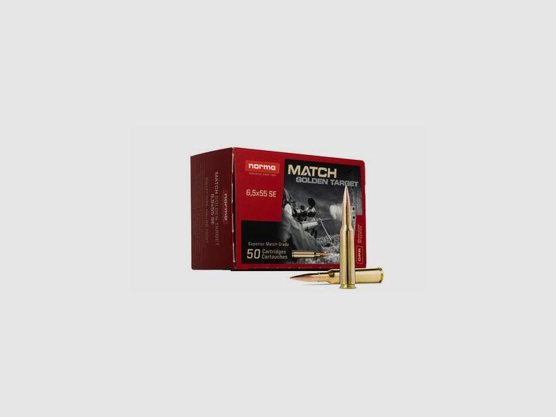 NORMA Match Line 6,5×55 SE Golden Target 8,4g/130gr