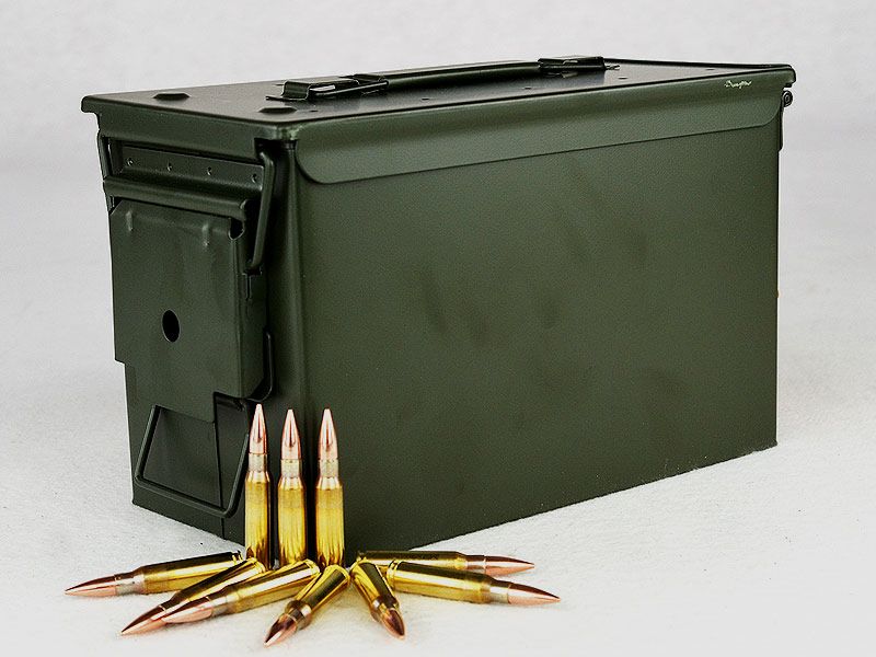 PPU-Munitionsbox mit .308 WIN, FMJ 1 Munitionskiste (500 Schuss á 0,89 €*)