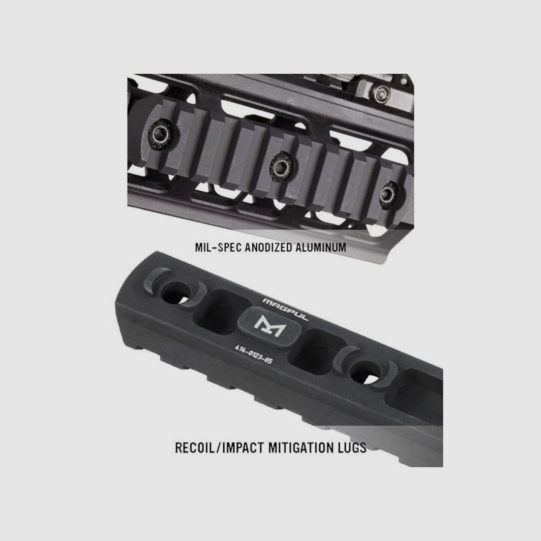 RAIL PICATINY MAGPUL M-LOK ALUMINIUM 7 SLOTS, Bild 5 von 5