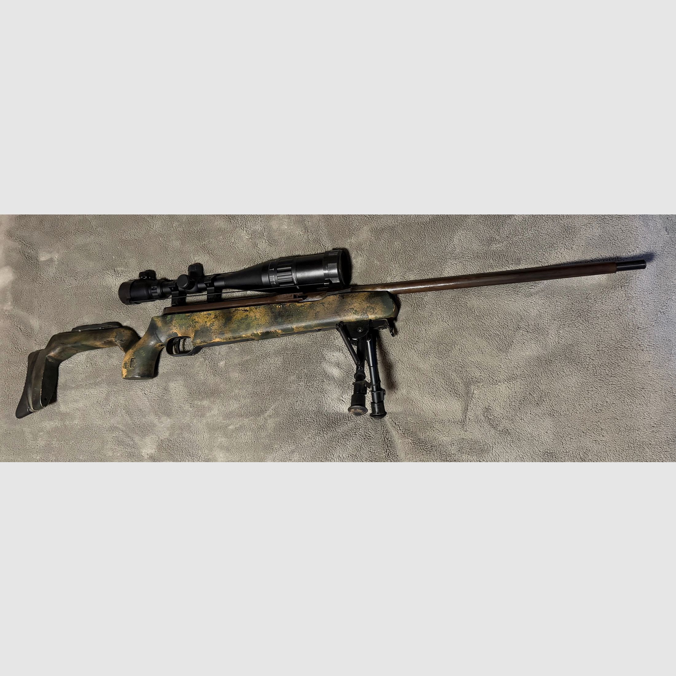 Feinwerkbau 300S 4,5mm mit Zfr 6-24x50 Leuchtabsehen Field Target Umbau Feder und Dichtung neu