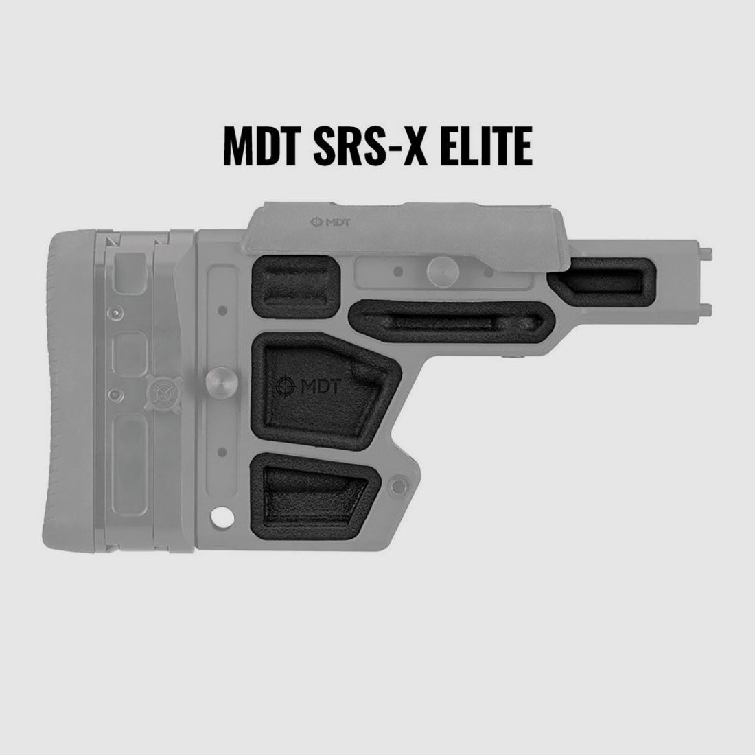 MDT | RUBBER DAMPENERS - SRS-X ELITE – Black, image 2 of 2