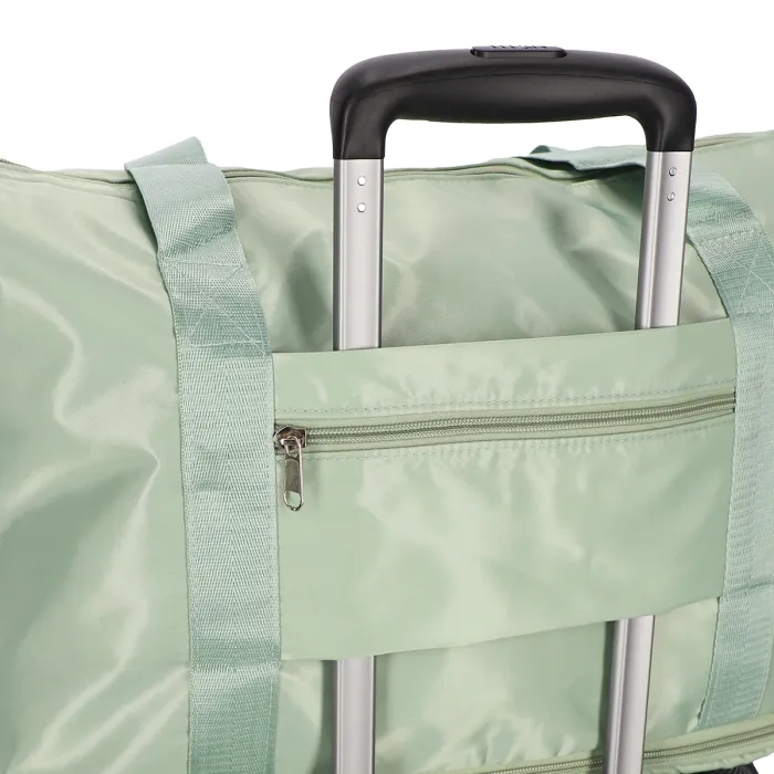 Bag da viaggio verde pastello pieghevole, immagine 6 di 8