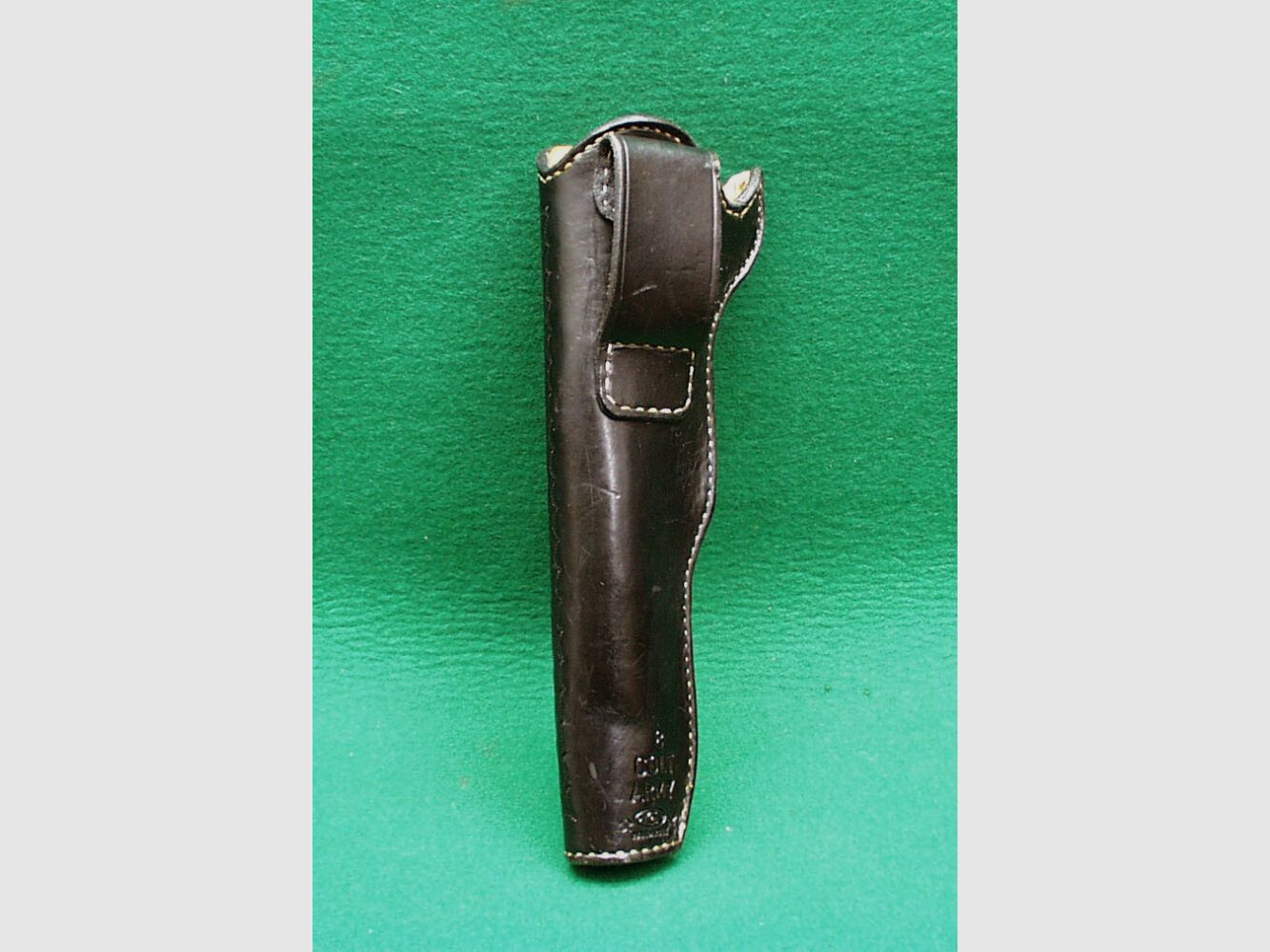 Holster in pelle su misura, nero, per revolver da 8"