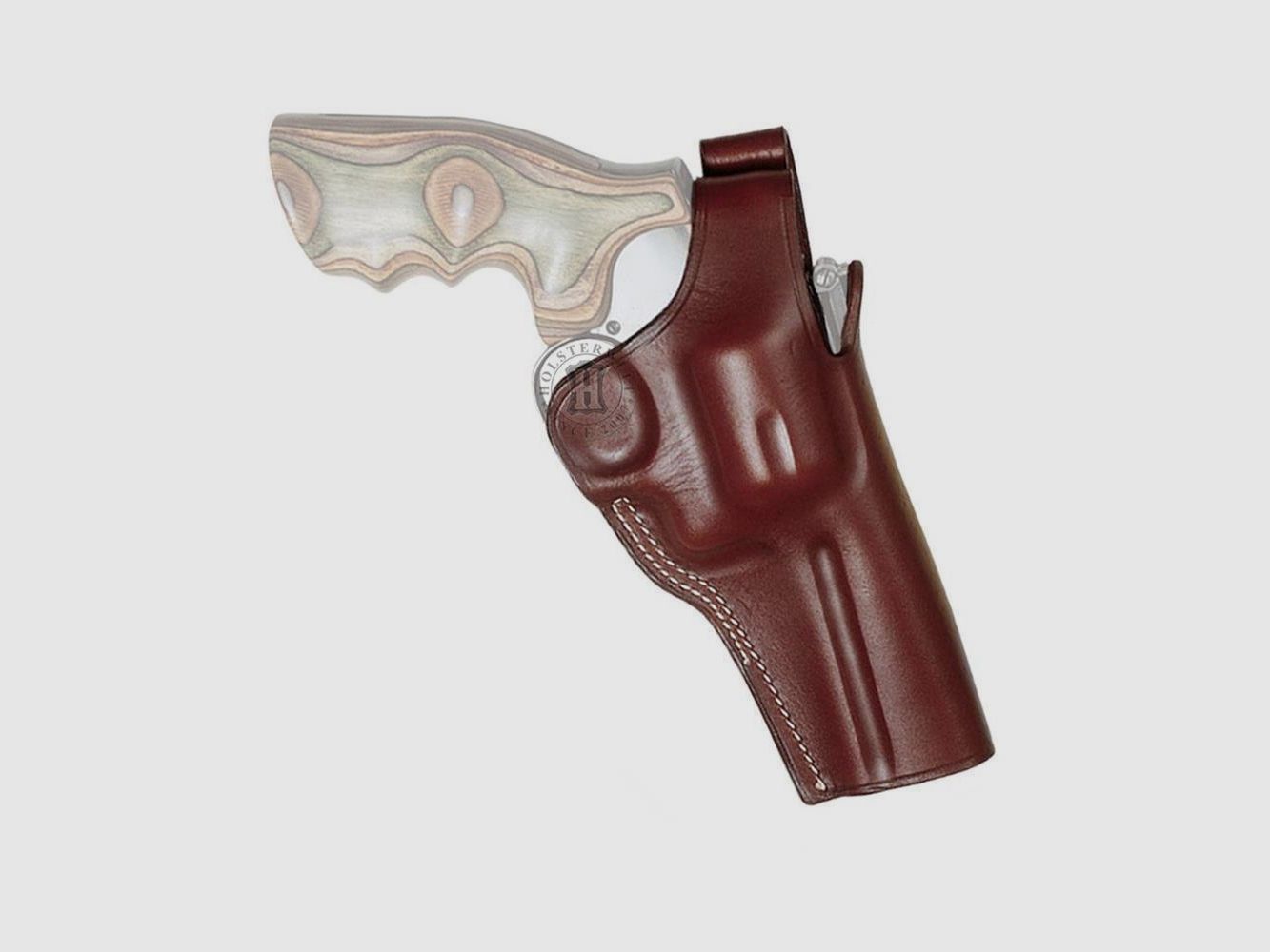 Gürtelholster OFFICER "Cross Draw" 6"-6,5" N-Frame S&W 25/27/29/57/610/629/Deluxe,Taurus Tracker 17/44/97/425/990/991/992-Linkshänder-Schwarz