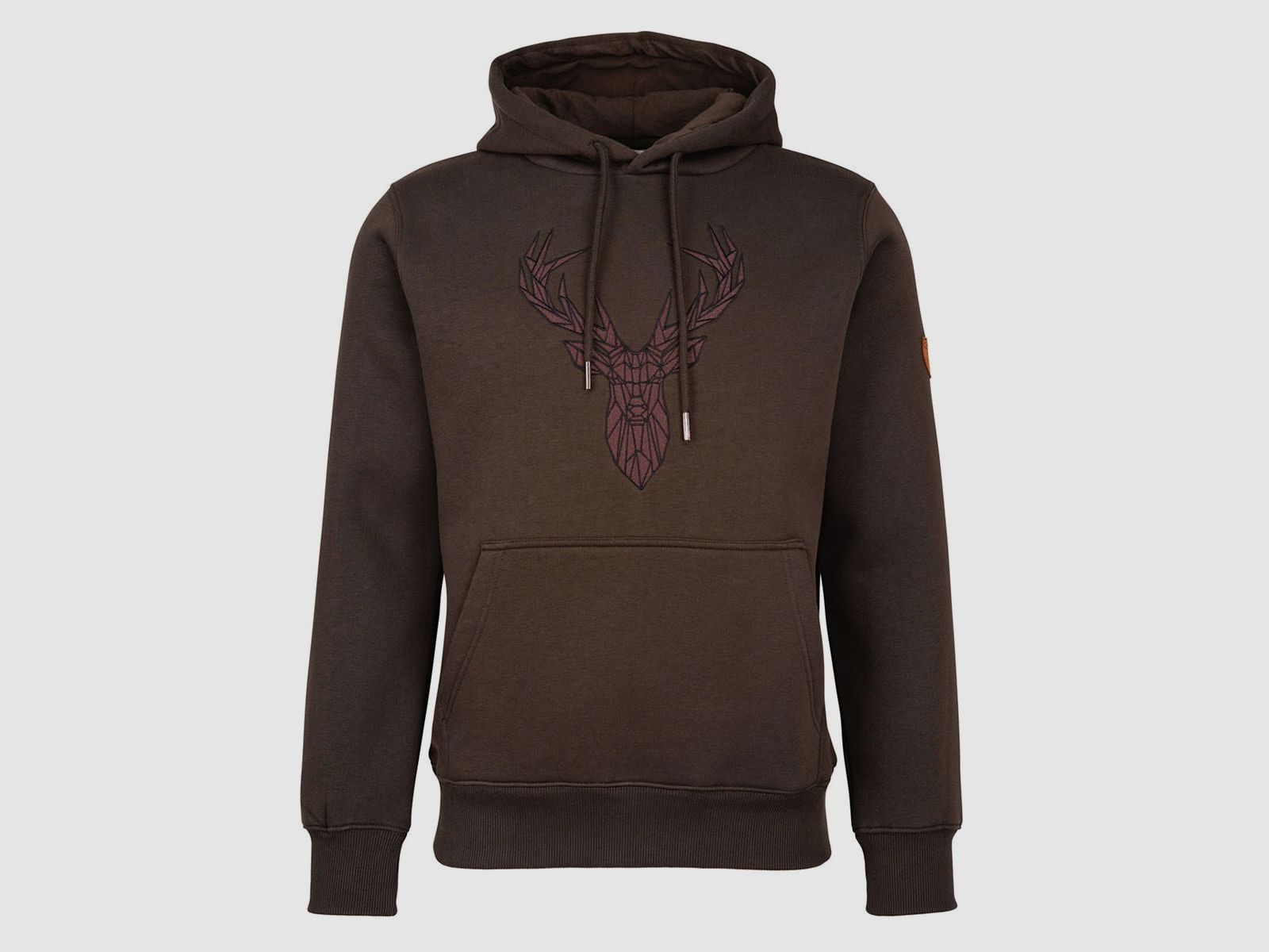 Hubertus Hoodie Hunting Hirsch Oliv/braun