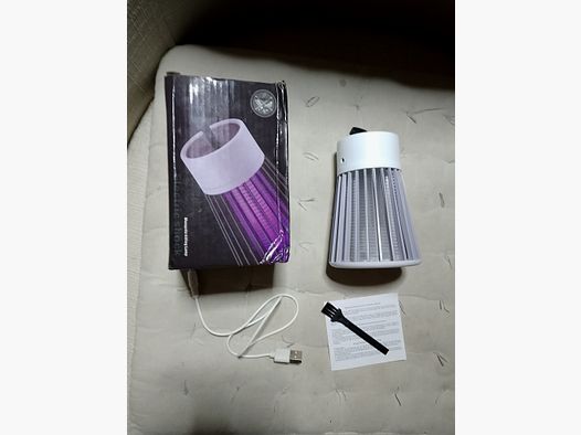  Nueva trampa para mosquitos inalámbrica con batería, trampa eléctrica, mata mosquitos, insectos, shocker, camping, pesca, acampada, exterior 