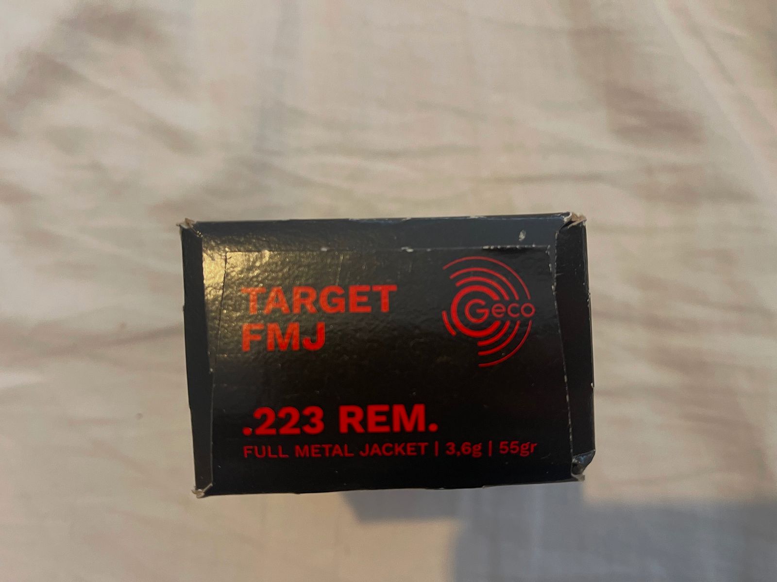 Geco .223 Rem. Vlm Target 3,6g/55grs.. 500 Schuss.NEU.