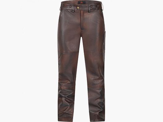 Goat Leather Trousers Men (Brown)
