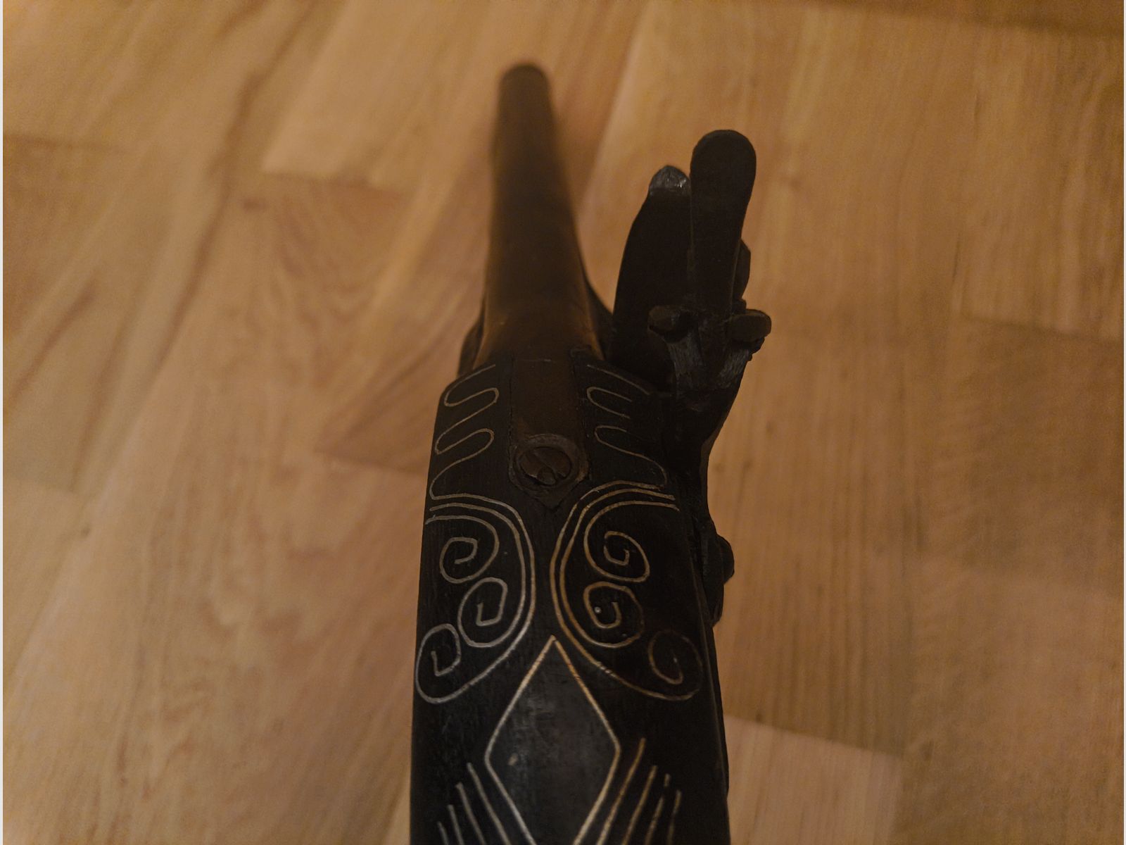 Steinschloss-Vorderlader-Pistole (Flintlock Pistol)