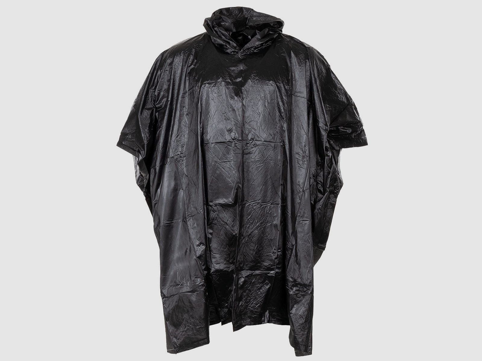 Poncho, Vinyl, schwarz, ca. 200 x 127 cm, 0,12 mm