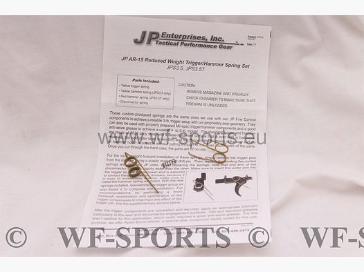 WF-SPORTS JP ENTERPRISES, Zestaw wyzwalacza, AR15, OA15, X400 itd. NOWY // WF-SPORTS //
