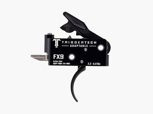 TRIGGERTECH FX9 – Czarny adaptowalny spust zakrzywiony