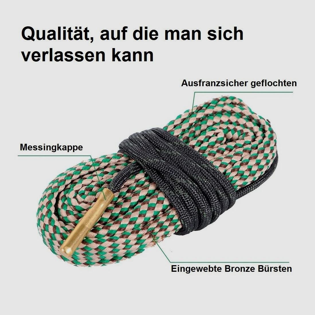 Schwaben Arms GmbH Cuerda de limpieza Calibre .30 / 7,62mm / 7,5mm para pistolas