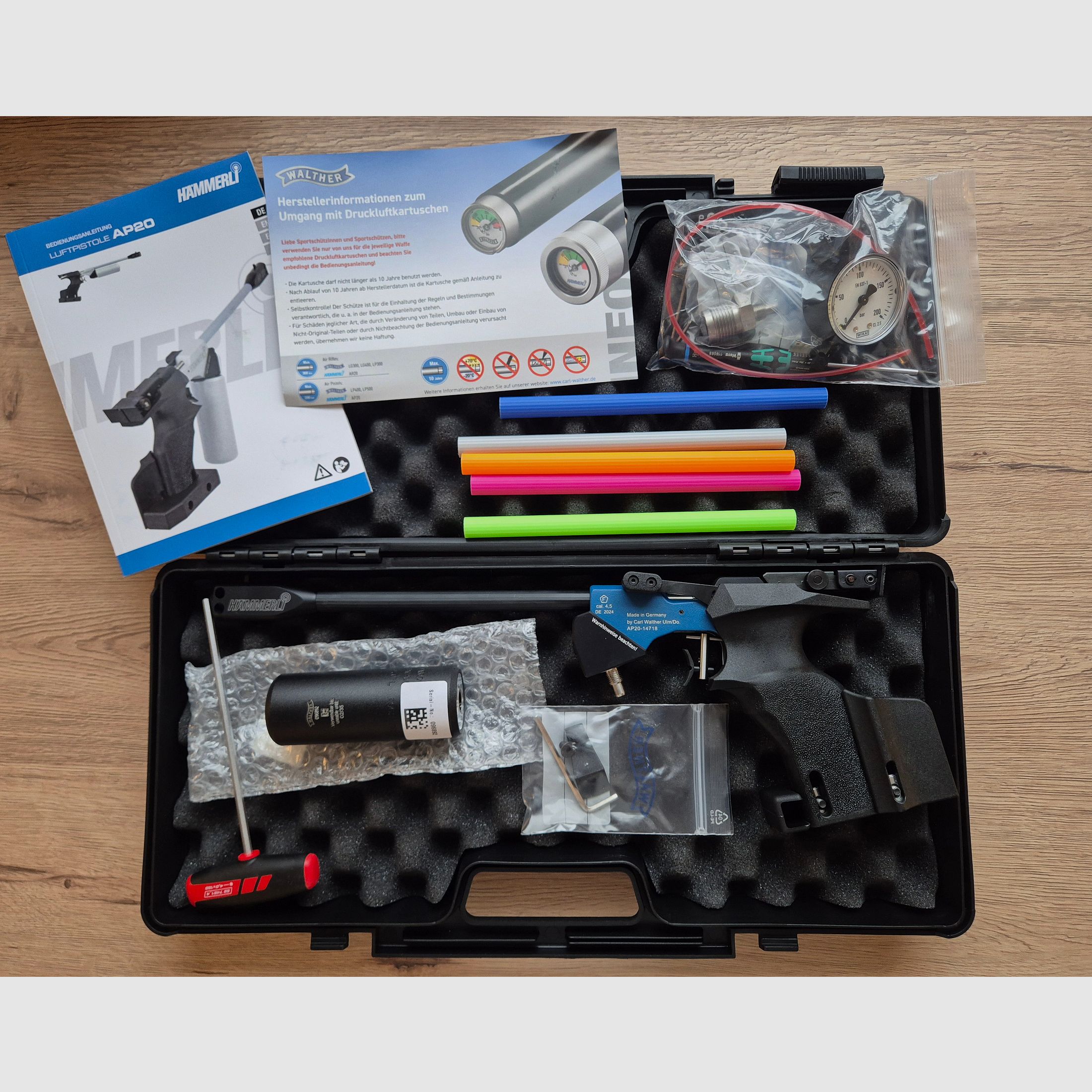 Pistola ad aria compressa Hämmerli AP20 4,5mm Diabolo