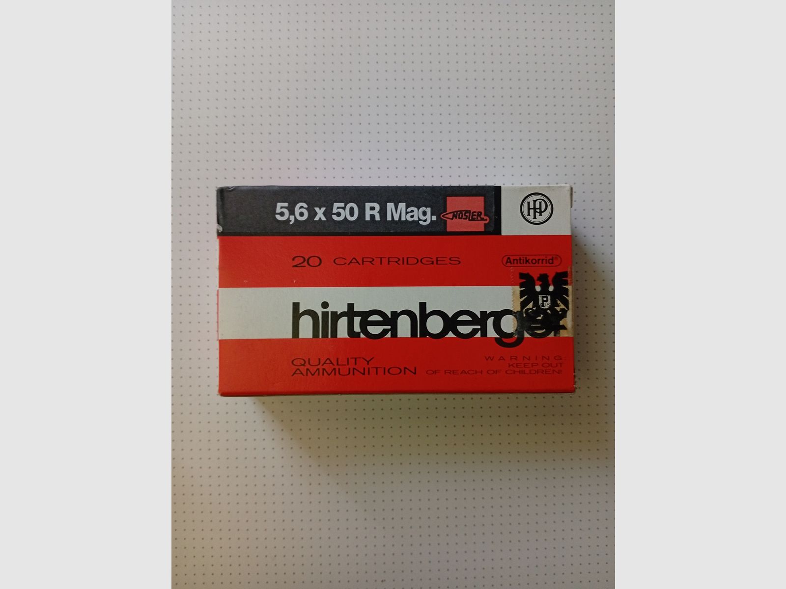 5,6x50 R Mag di Hirtenberg