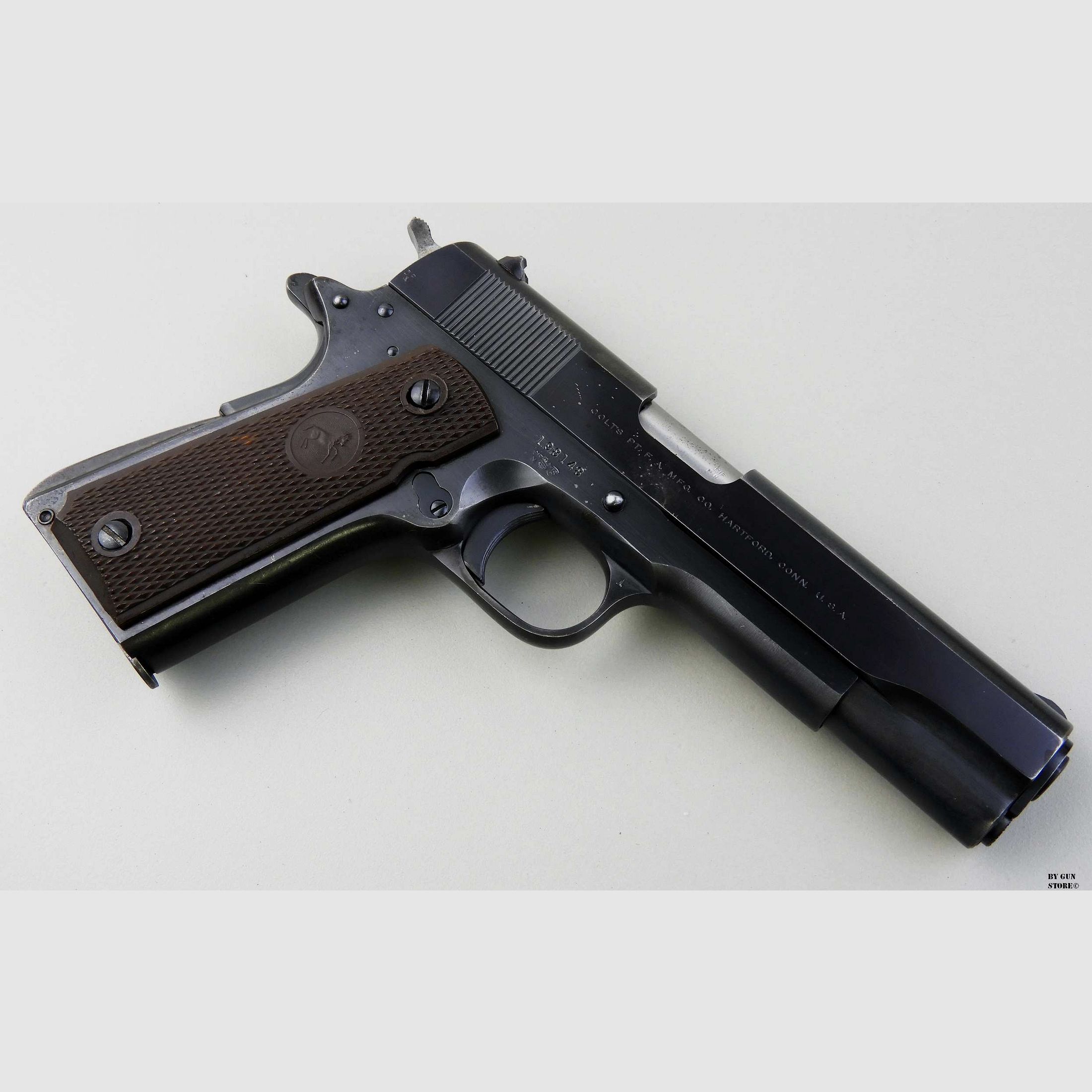 Pistolet Colt mod. GVT Super Automatic cal. 38 Super Auto matr. 198148, image 4 sur 13