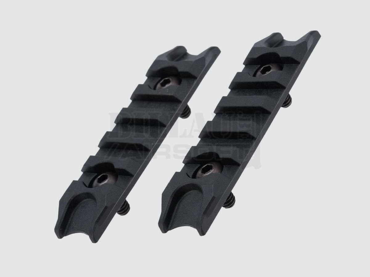 G&G 2er-Set M-Lok-Schienen, 5 Slots, schwarzer Polymer, Bild 1 von 2