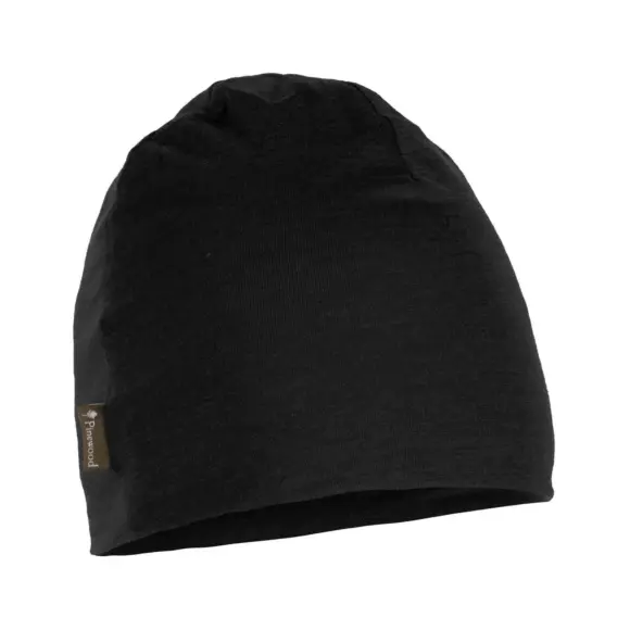 Czapka z wełny merino Pinewood Czarna, zdjęcie 1 z 4