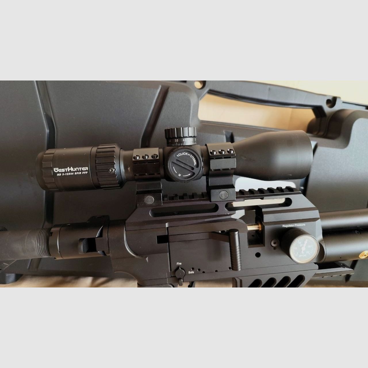 FX Dreamline Tactical im Kaliber 7,62 (30), 7,5 Joule, mit Zielfernrohr Westhunter HD 3-12x44 FFP
