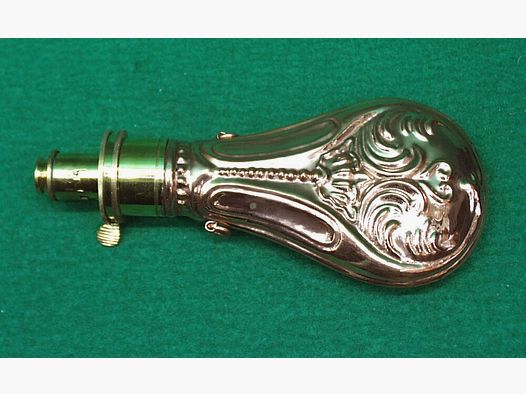 Indien Pulverflasche, Kupfer (Muschel)