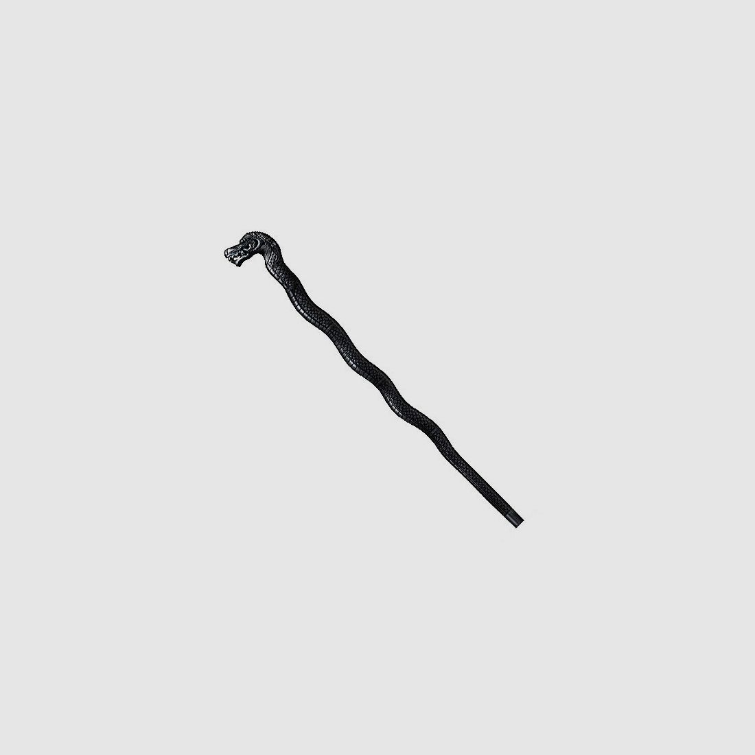 Dragon black walking stick