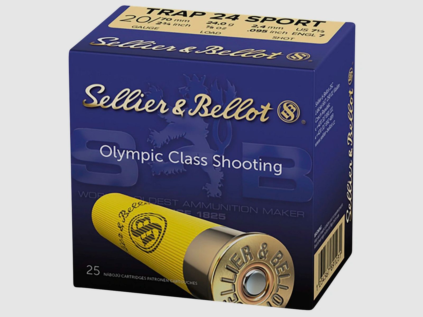 Sellier & Bellot 100423 20/70 Plastic Sport Trap 2.4mm 24 g