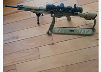 H&K .308 semi-automatic rifle Mod. MR308A3 (RAL8000) 20 with attachments G28 10 round magazine and Schmidt & Bender 3-20x50 PMII Ultra Short & various accessories Heckler & Koch .308