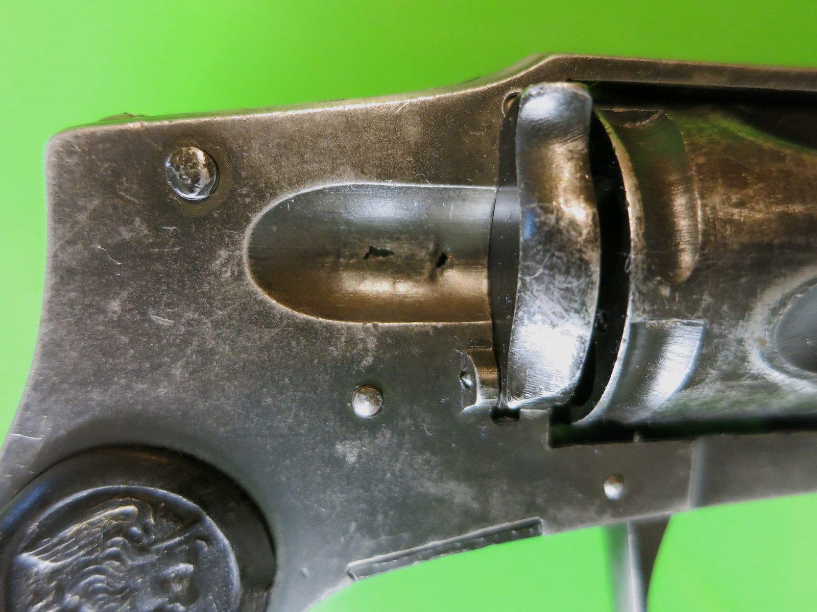 Friedrich Pickert, 'Hammerless' revolver, Arminius model 7, caliber 7.65 mm Browning #90-