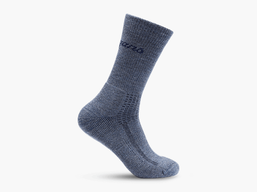 Calcetines Bergans Allround Mid Merino Acolchados Granite Blue/Navy Blue 41-43