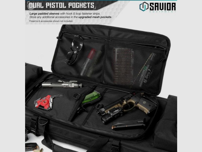 Savior – Urban Warfare Double Rifle Bag / 55 Inch / Grey, Bild 5 von 5