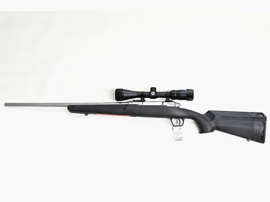 Repetiergeweer Savage Axis 2 Stainless, .30-06 Spr., richtkijker Bushnell 3-9×42 Banner