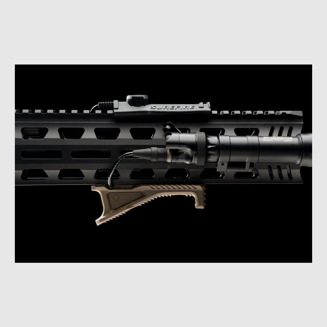 Strike Industries LINK Cobra Tactical Fore Grip M-LOK / KeyMod FDE, image 2 of 2