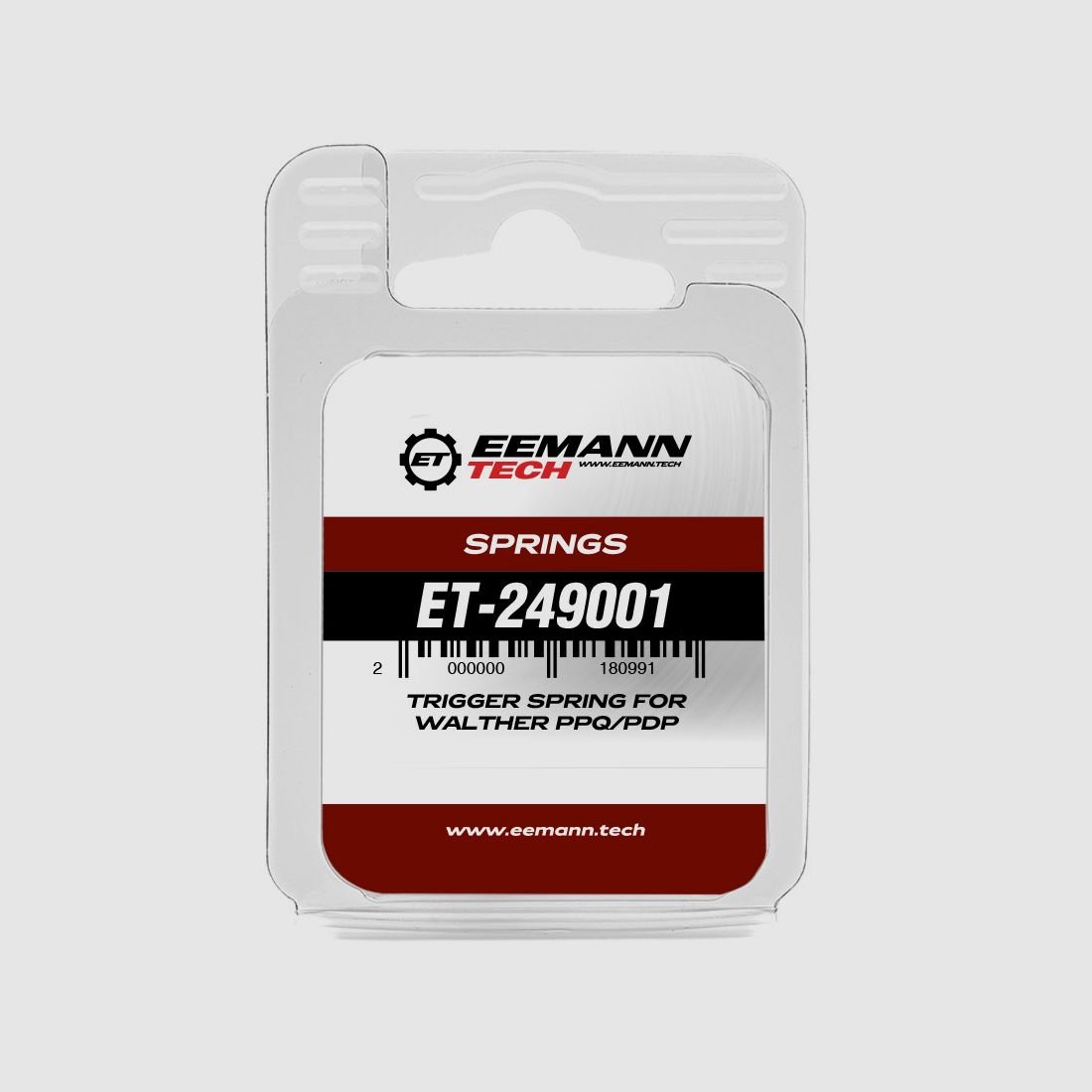 Ressort de gâchette Eemann Tech pour Walther PPQ/PDP, image 2 sur 3