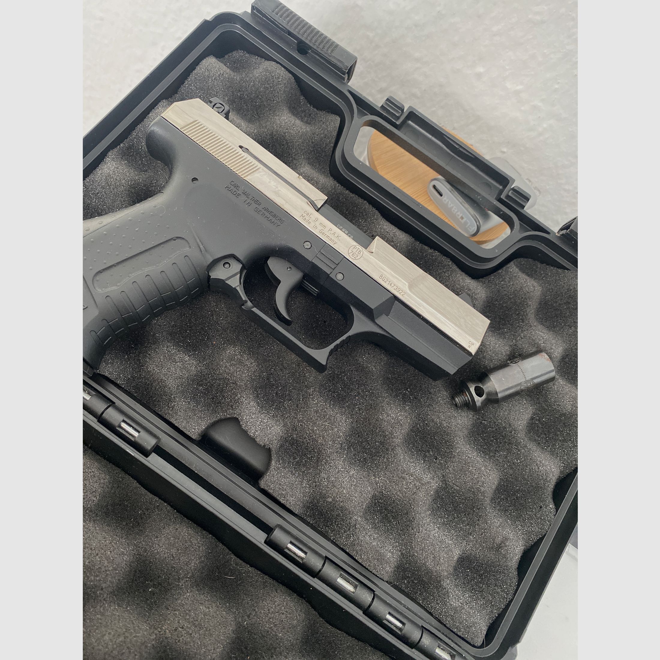Walther P99 SV 9mm/ Gas + Sig Pist.