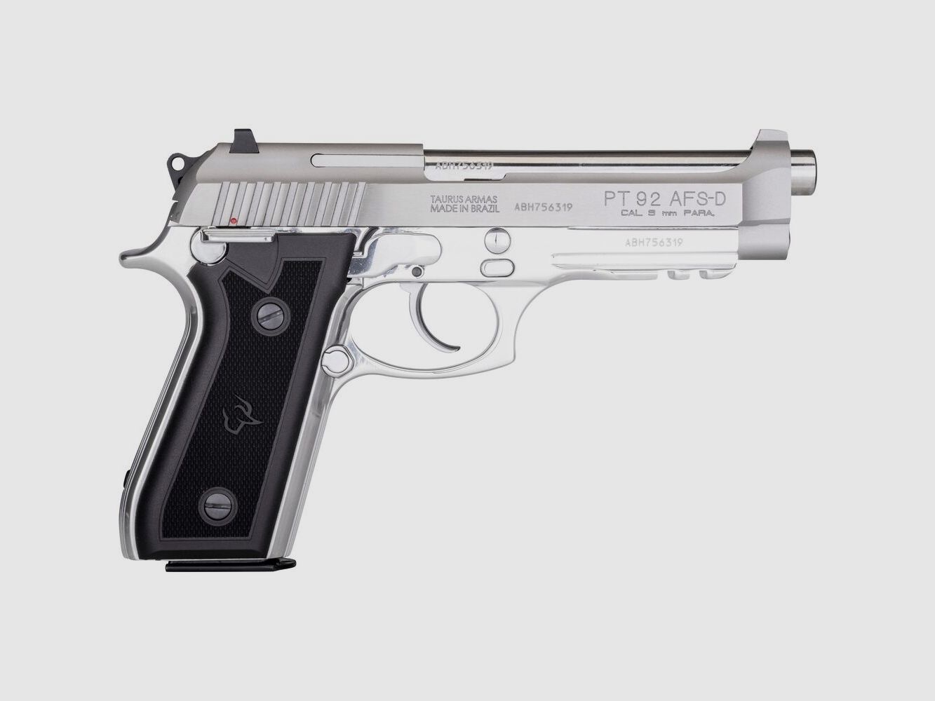 Taurus PT 92 SS17 Rail, Stainless Steel matt, 17 Schuss Pistole