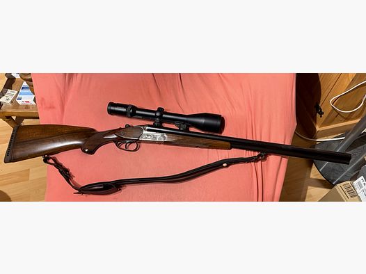 Suhler wiercenie 7x57R - 16/70 z lunetą Swarowski Habicht 2,5x56