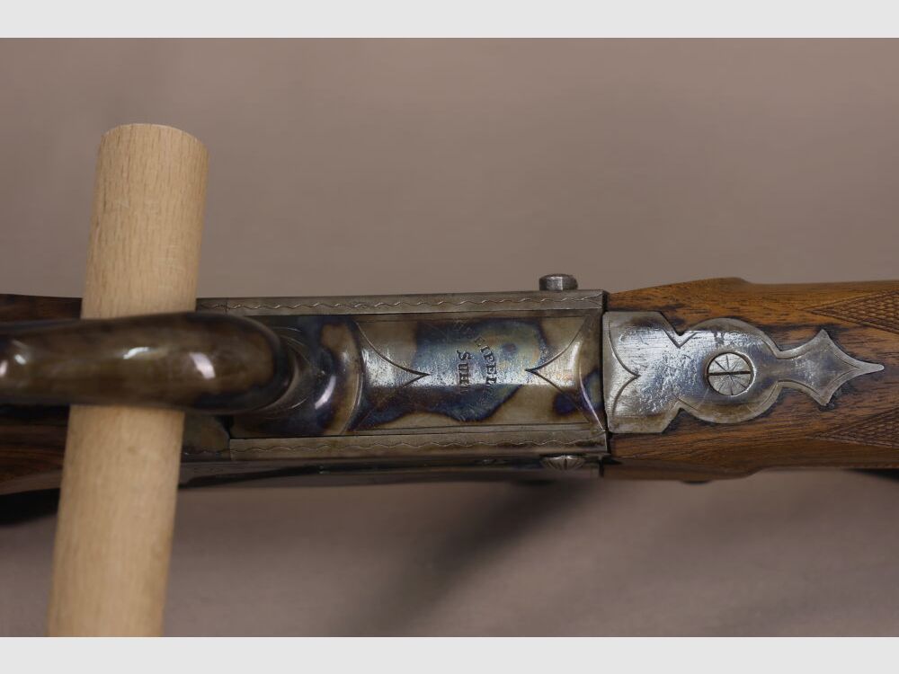 Greifelt & Co. Suhl break-action rifle with color hardening