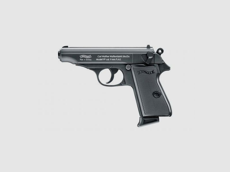 Walther PP cal. 9 mm P.A.K. - Schwarz Schreckschuss