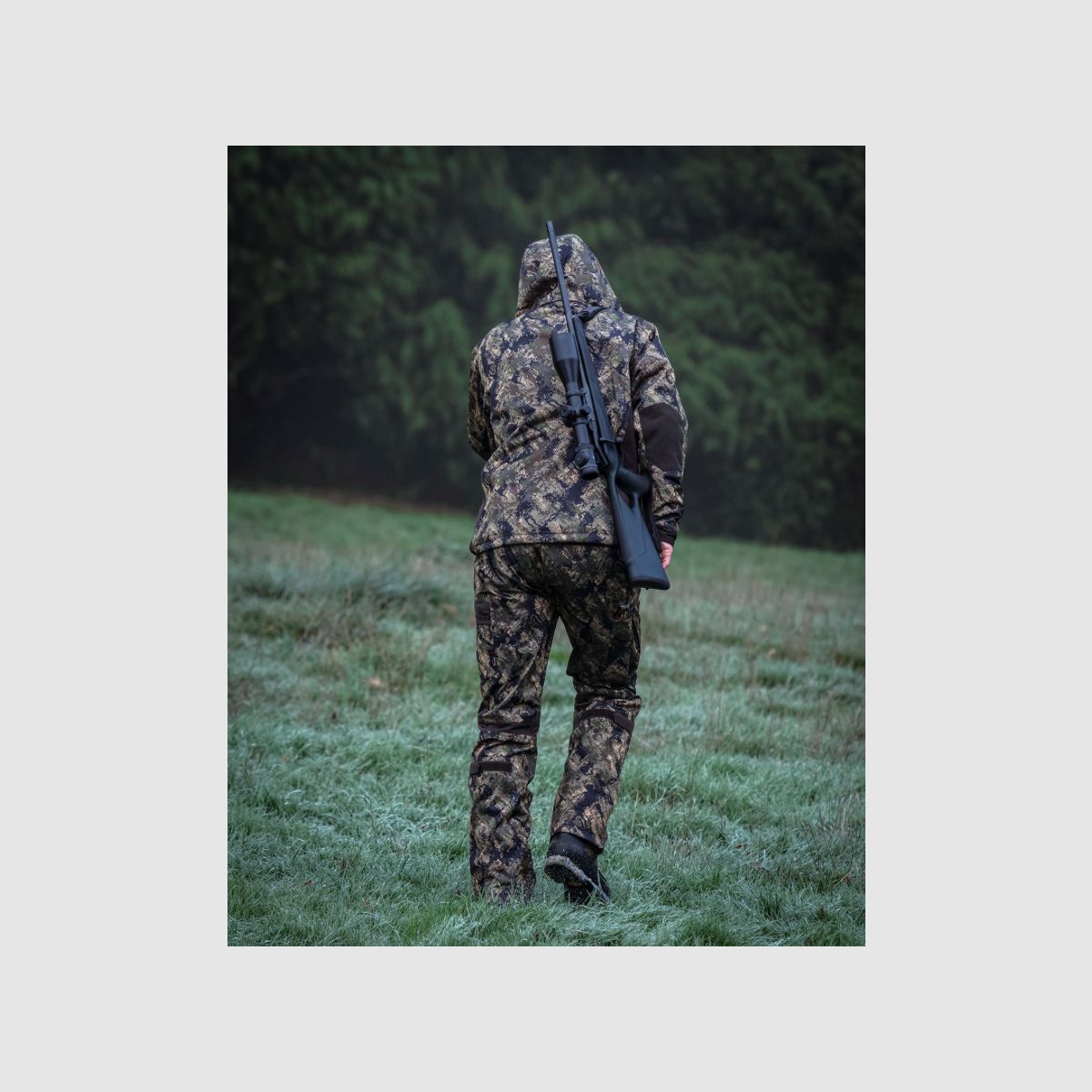 SHOOTERKING Huntflex Wąż Cyfrowy Kamuflaż Leśna Mgła