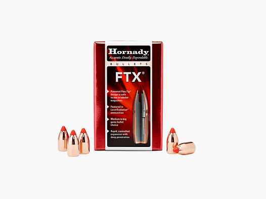 PRAWDZIWE KULE DO PRZEŁADOWANIA – HORNADY – 30 Kal .308 160 gr FTX® (308 Marlin Express)-30396 (100 SZT)