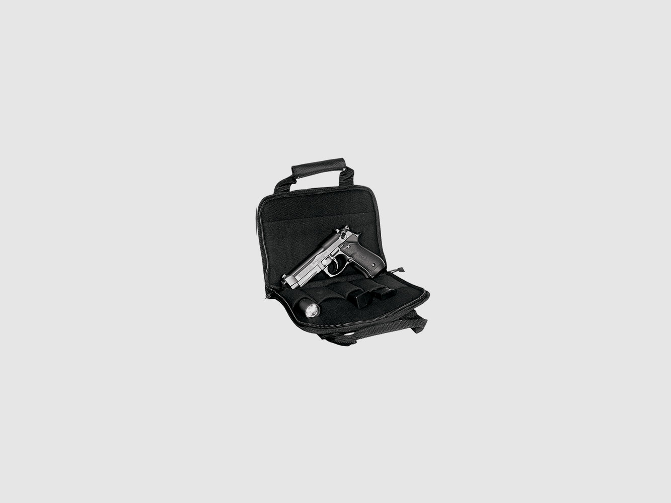 UTG® Homeland Security Deluxe Einzelpistolenkoffer, Schwarz, Bild 3 von 3