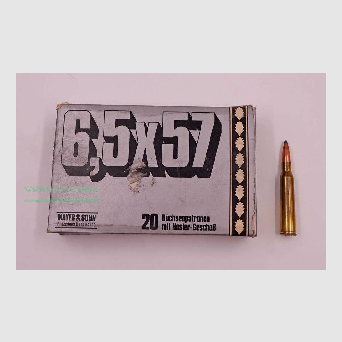 Mayer u. Söhne - Neheim Büchsenpatronen 8,1g Nosler