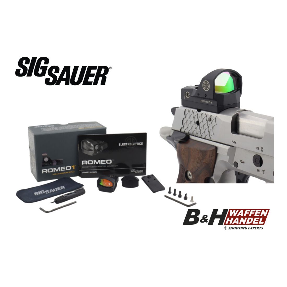 Sig Sauer	 ROMEO 1 mit Adapter für P226 / P220 X-Serie (dt. Produktion)  X-Short | X-Five | X-Six