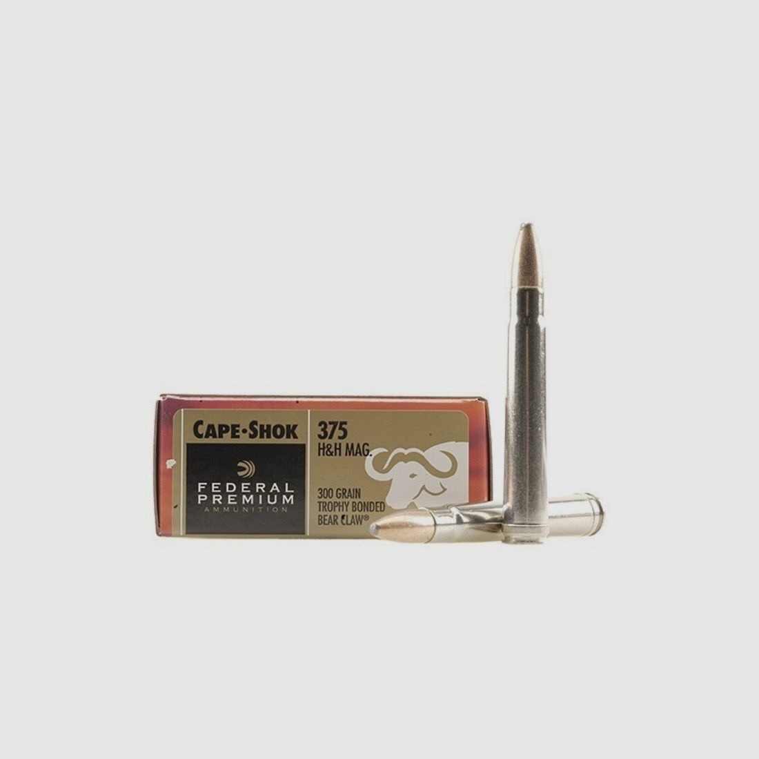 Federal Premium Safari Trophy Bonded Bear Claw .375 H&H Mag. 300GR JSP 20 cartridges